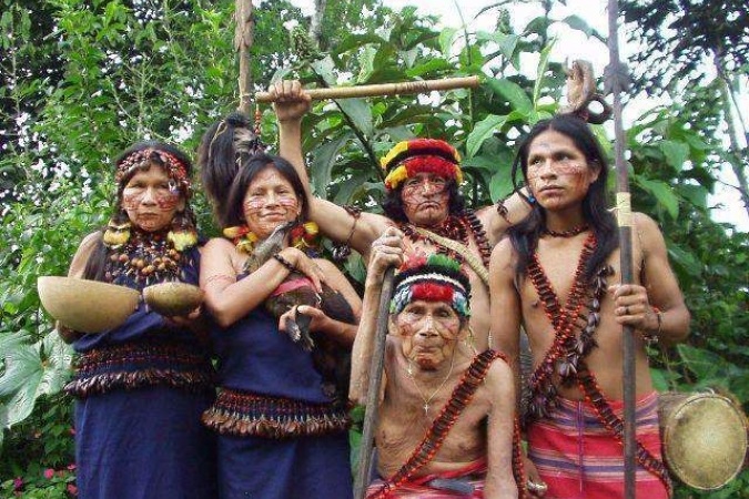 Comunidad indígena de la Amazonía
